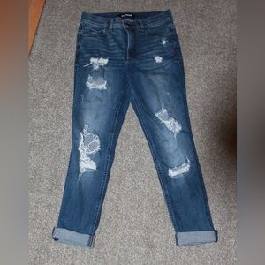 Express high rise jeans stretch + Denim perfect ankle size 4L/4L